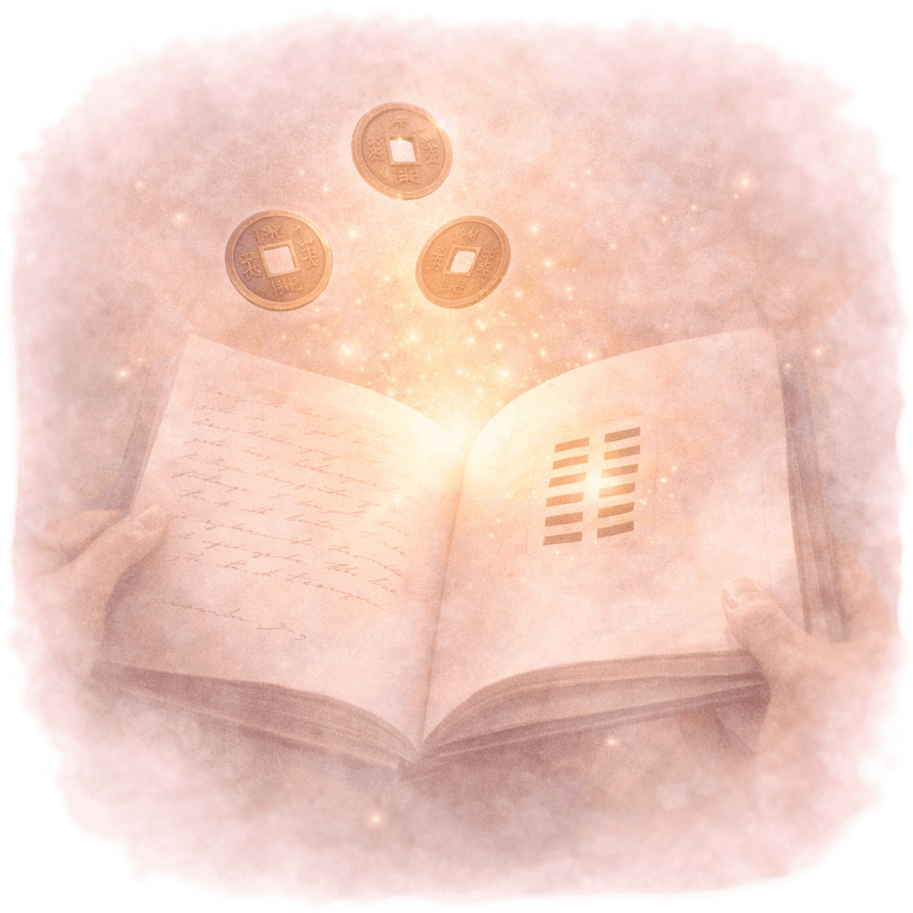 I Ching reading illustration