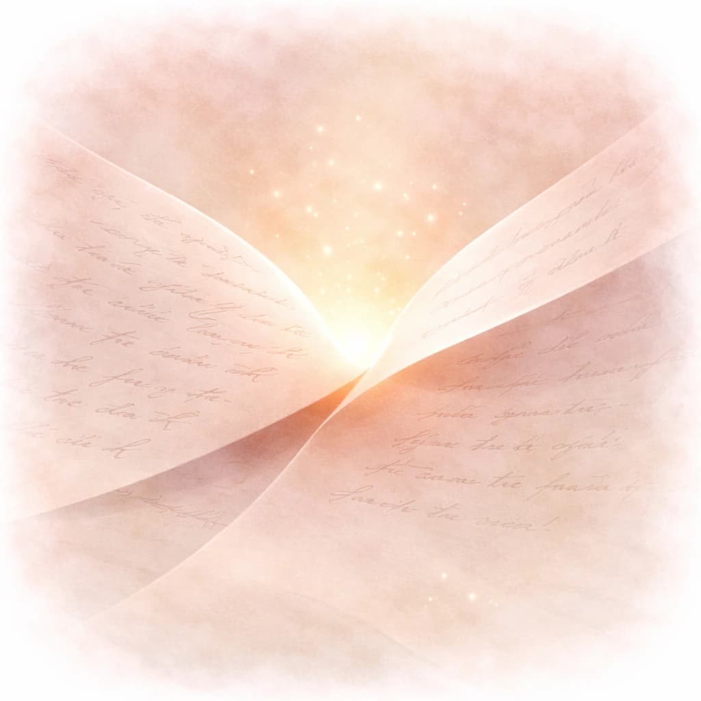 Open book with warm light — communication and understanding